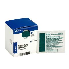 FAO Castile Soap Towelettes Refill for Smart Compliance First Aid Kit 