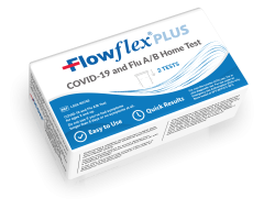 Flowflex® PLUS COVID-19 and Flu A/B Home Test (2 Tests/Box)