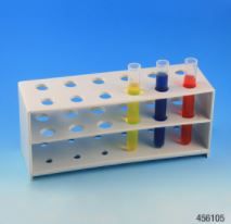 Test Tube Rack, 12/13mm, 12 place, PP, White