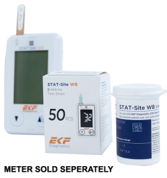 STAT-Site® β-ketone strip box (vial) - 25 strips and code card
